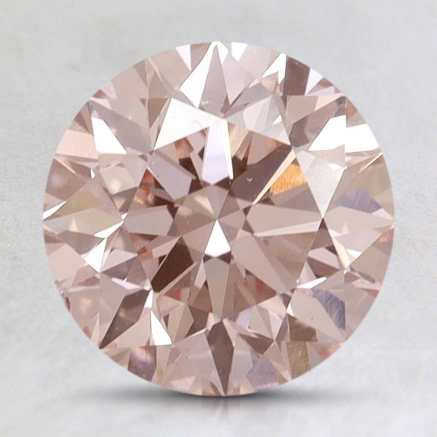 2.08 Ct. Fancy Vivid Pink Round Lab Created Diamond