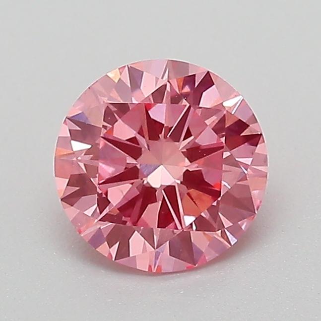 0.90 Ct. Fancy Pink Round Lab Grown Diamond