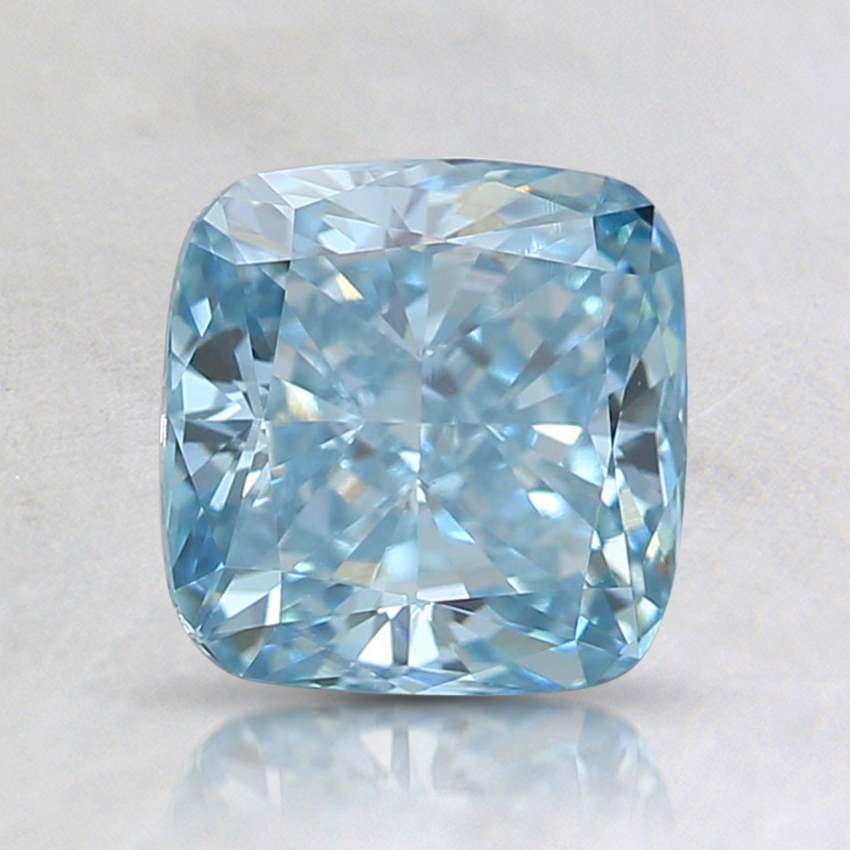 1.28 Ct. Fancy Blue Cushion Lab Grown Diamond