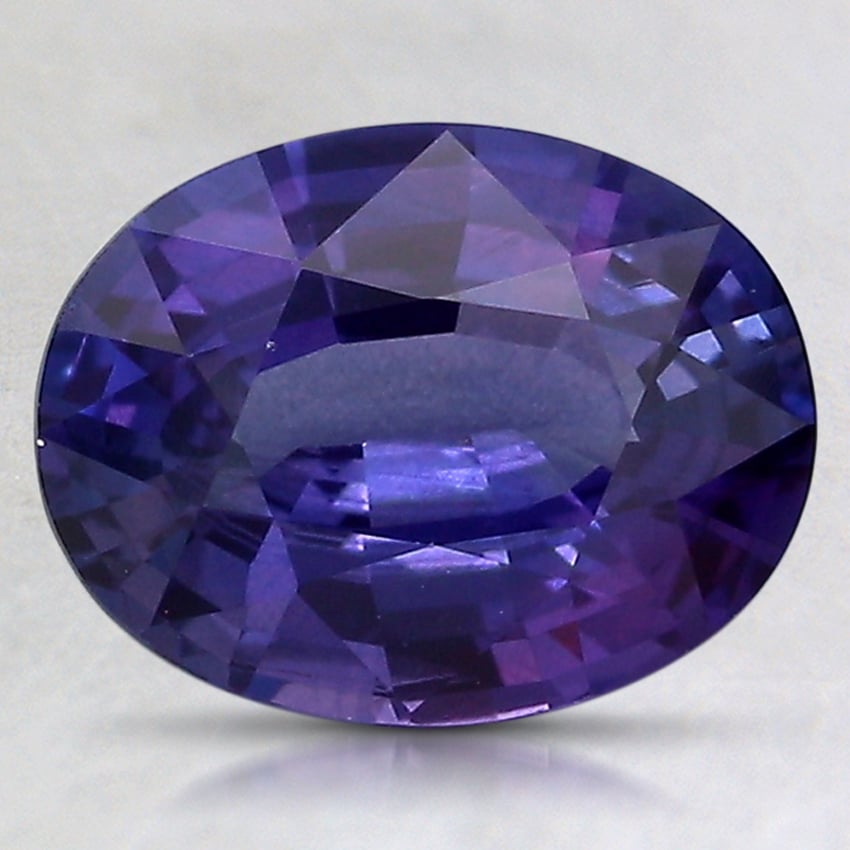 9.3x7.2mm Purple Oval Sapphire