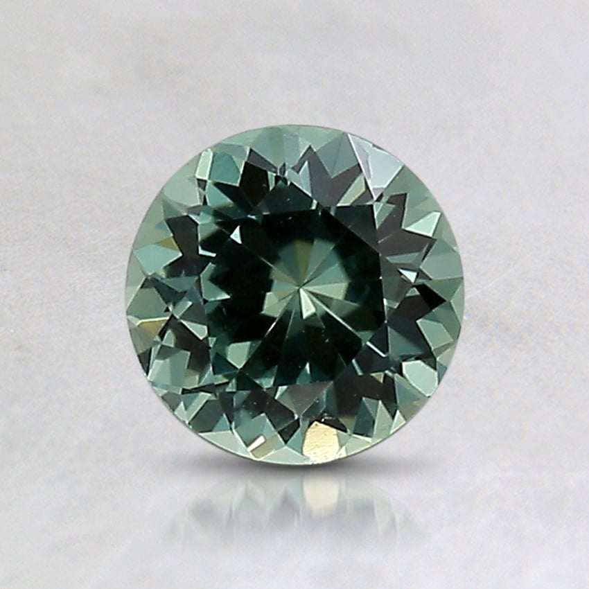 5.9x5.8mm Unheated Teal Round Montana Sapphire