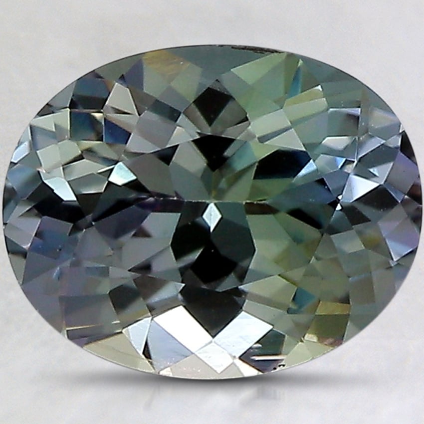 10x8mm Unheated Parti-Color Oval Tanzanite