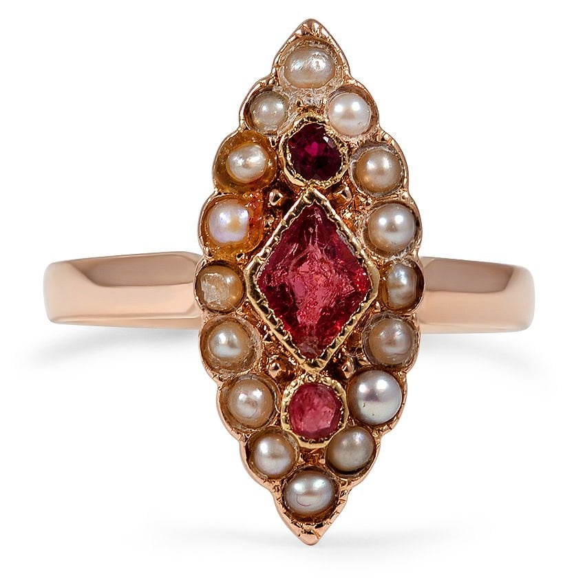 Victorian Ruby Vintage Ring