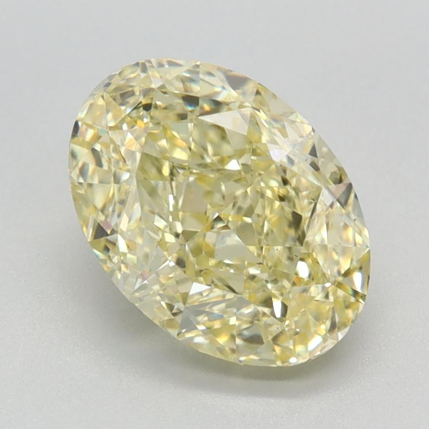 2.14 Ct. Fancy Intense Yellow Oval Lab Grown Diamond