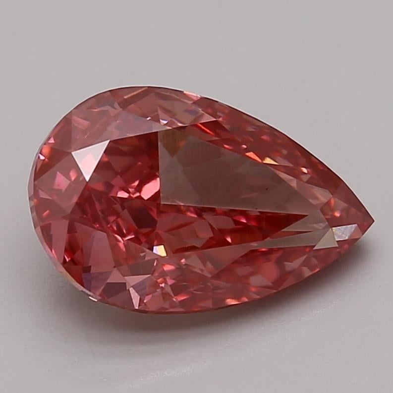 2.72 Ct. Fancy Vivid Pink Pear Lab Grown Diamond