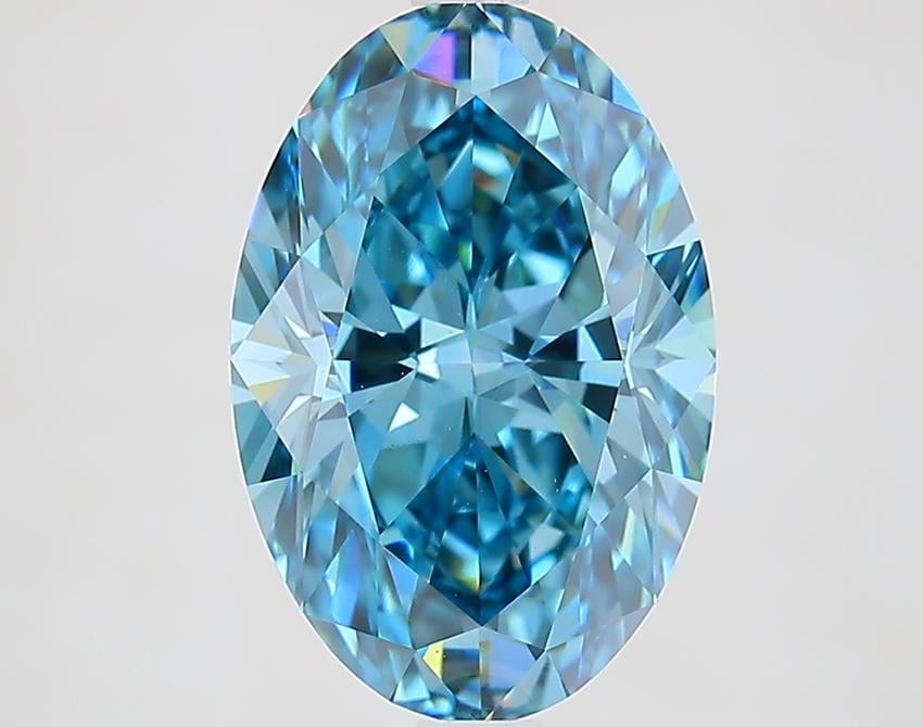 3.75 Ct. Fancy Vivid Pink Oval Lab Grown Diamond