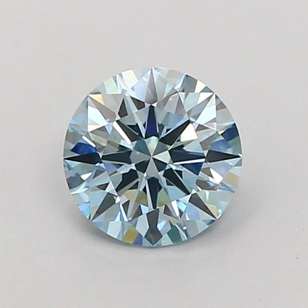 1.10 Ct. Fancy Vivid  Blue Round Lab Grown Diamond