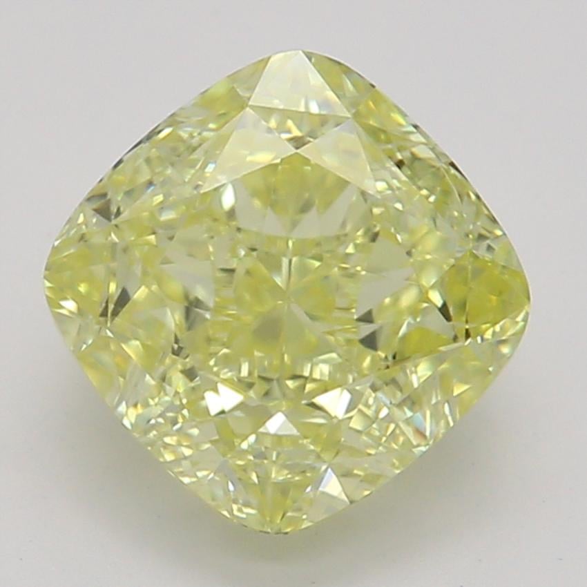 1.21 Ct. Fancy Intense Yellow Cushion Diamond