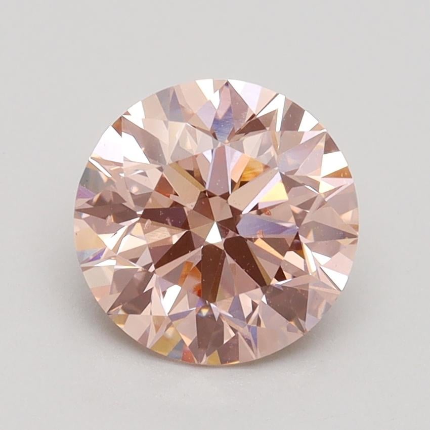 1.70 Ct. Fancy Intense Pink Round Lab Grown Diamond