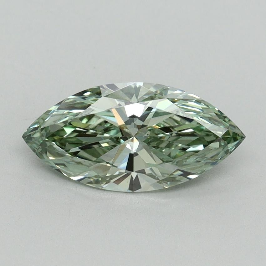 1.00 Ct. Fancy Intense Green Marquise Lab Grown Diamond