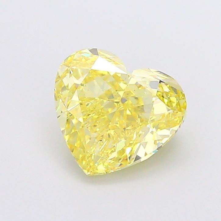 4.89 Ct. Fancy Yellow Heart Lab Grown Diamond