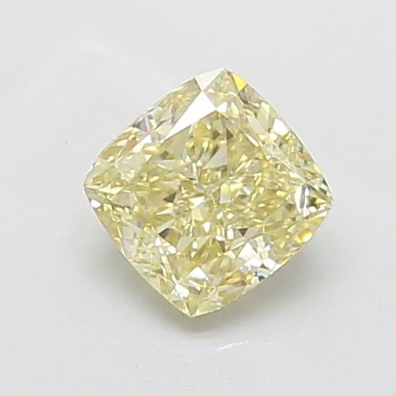 1.53 Ct. Fancy Intense Yellow Cushion Lab Grown Diamond