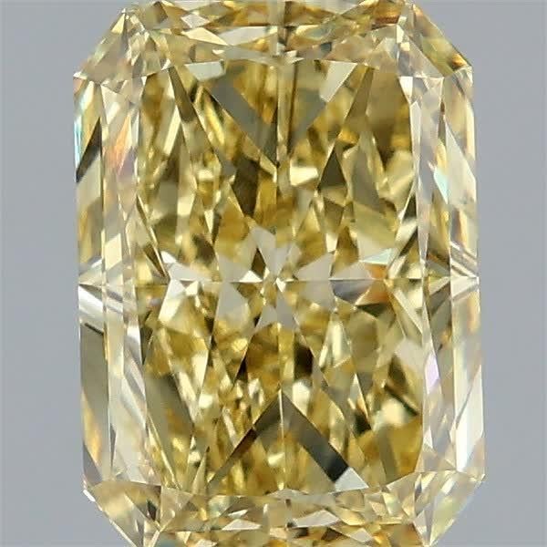 3.02 Ct. Fancy Intense Yellow Radiant Lab Grown Diamond