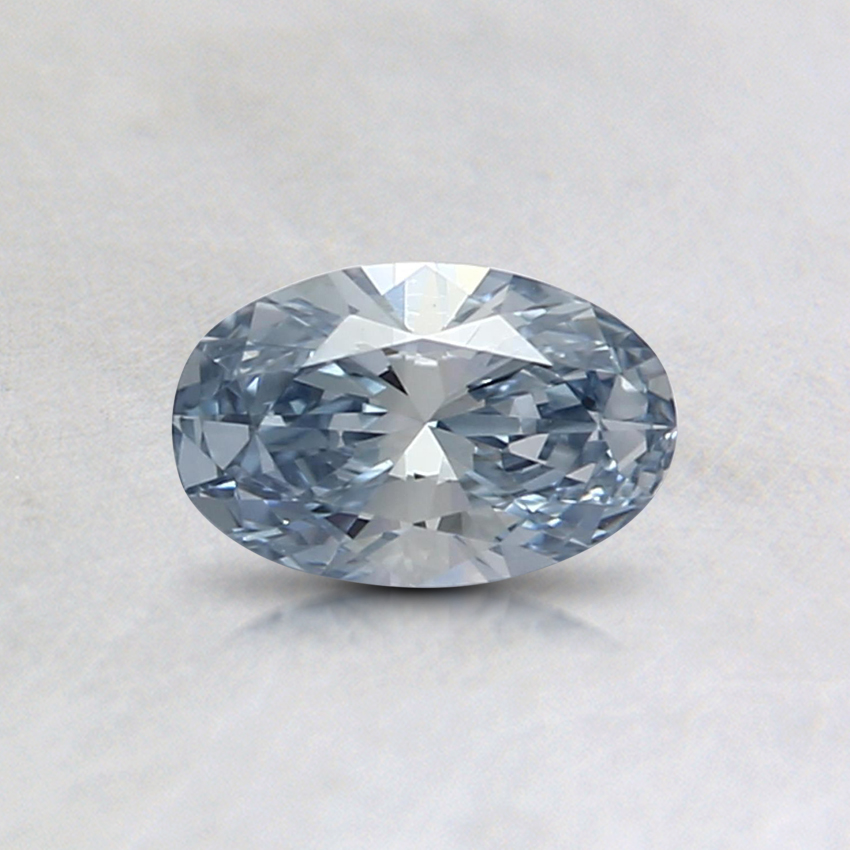 0.37 Ct. Light Blue Oval Lab Grown Diamond