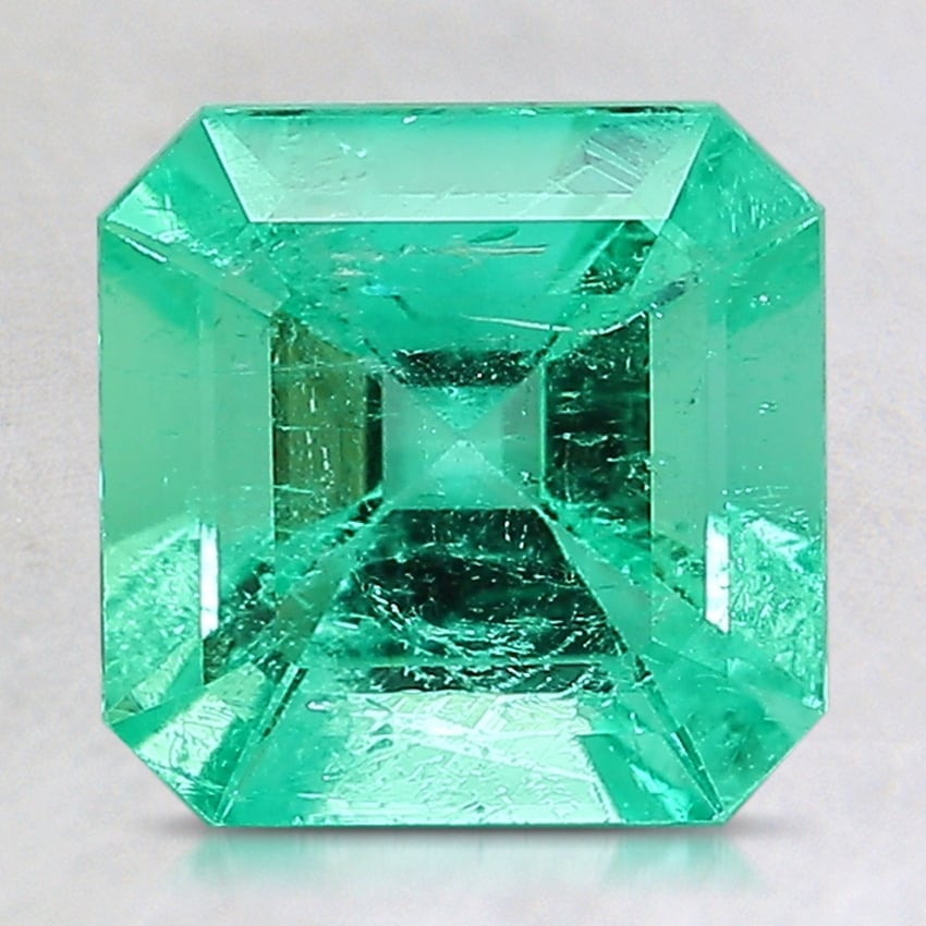 8.3mm Asscher Colombian Emerald