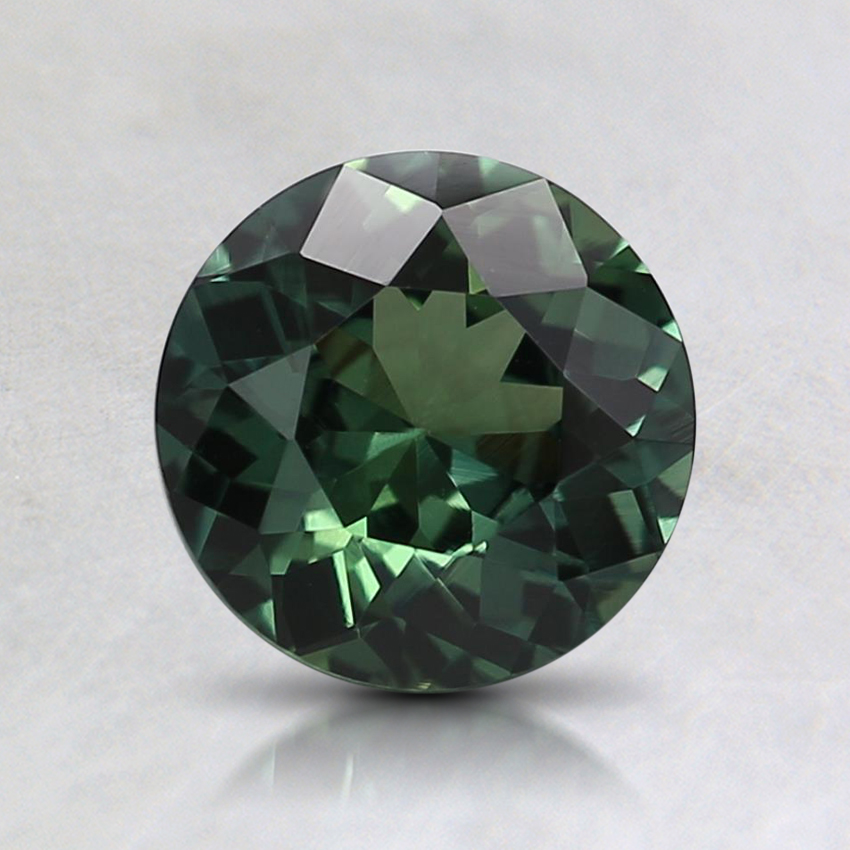 6.6mm Green Round Sapphire