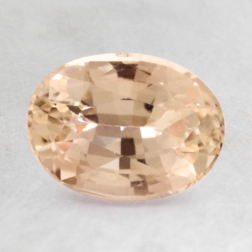 8x6mm Peach Oval Sapphire