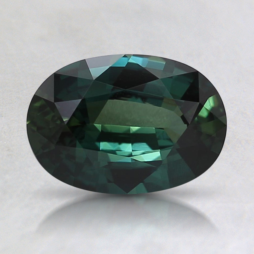 8x5.6mm Teal Oval Sapphire