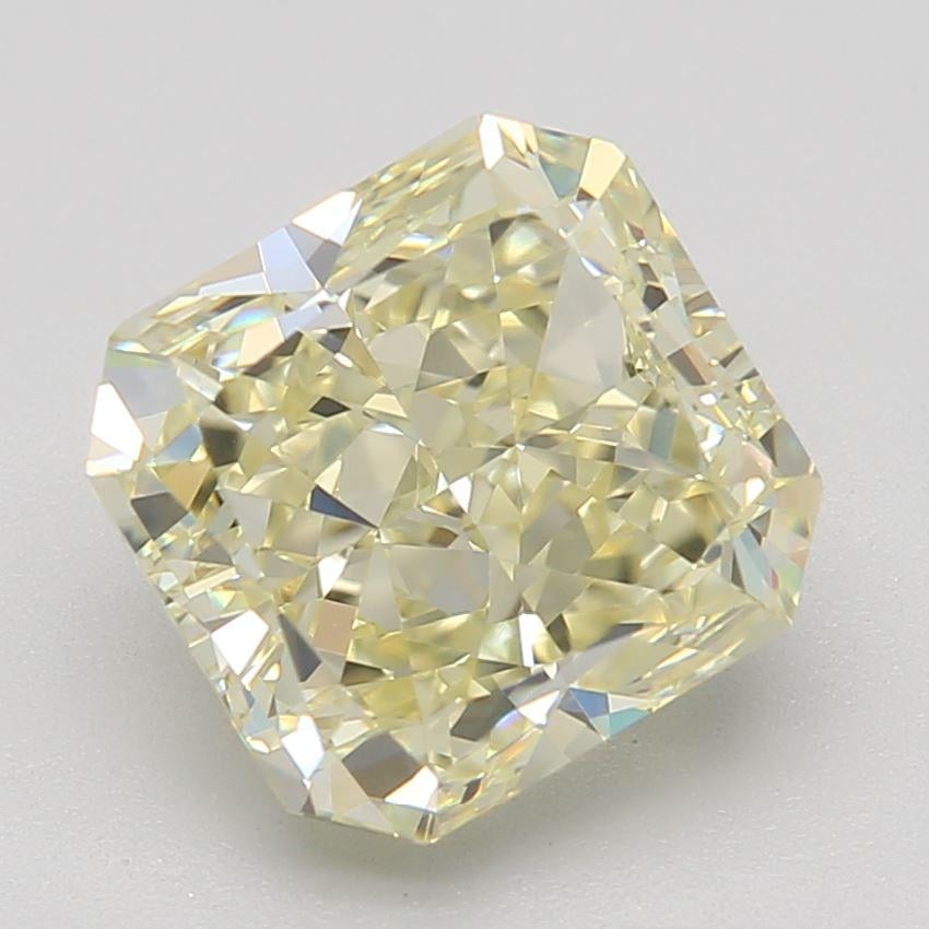 3.02 Ct. Fancy Light Yellow Radiant Diamond