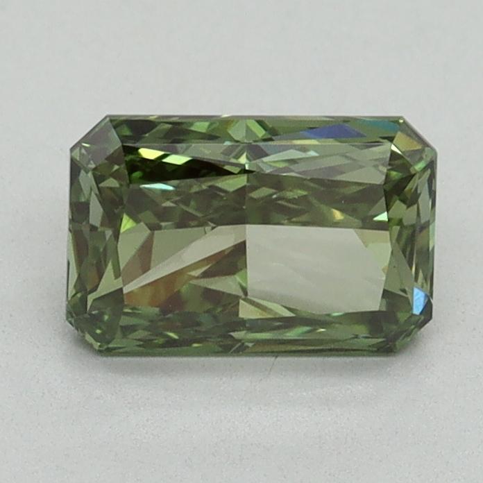 1.02 Ct. Fancy Vivid Green Radiant Lab Grown Diamond