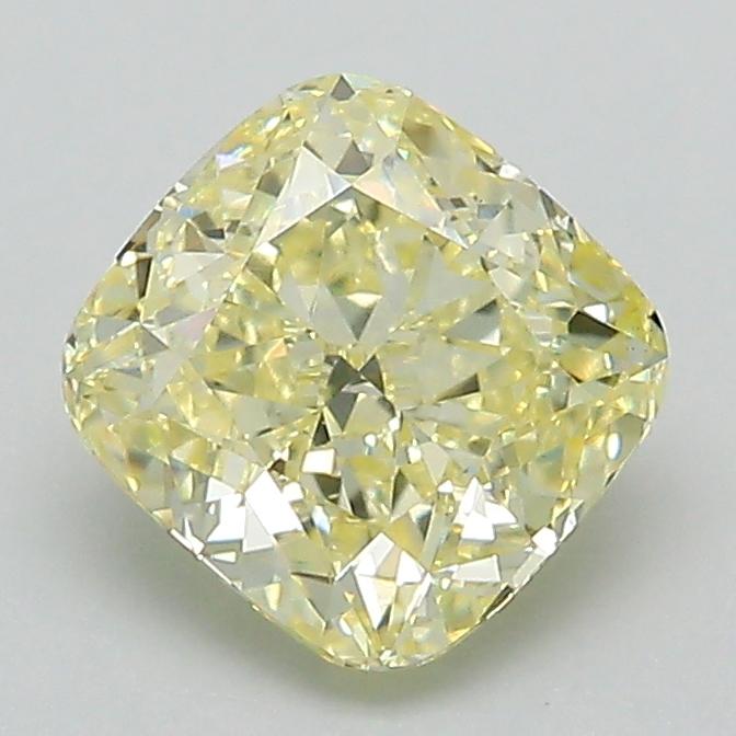 1.60 Ct. Fancy Yellow Cushion Lab Grown Diamond