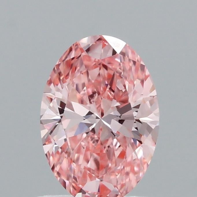1.02 Ct. Fancy Vivid Pink Oval Lab Grown Diamond
