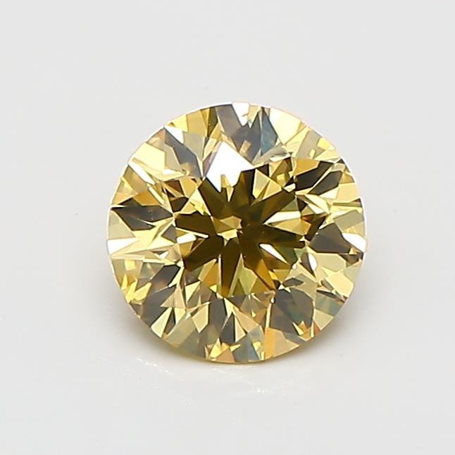 1.00 Ct. Fancy Intense Yellow Round Lab Grown Diamond
