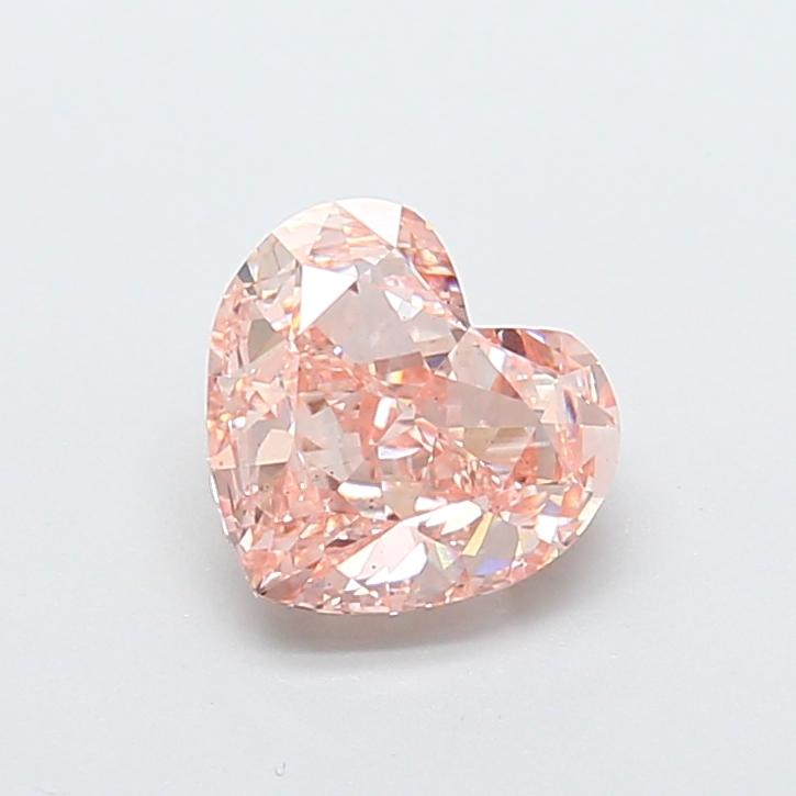 2.09 Ct. Fancy Intense Brownish Pink Heart Lab Grown Diamond