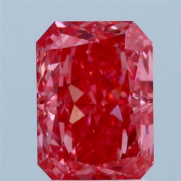 2.18 Ct. Fancy Vivid Pink Radiant Lab Grown Diamond
