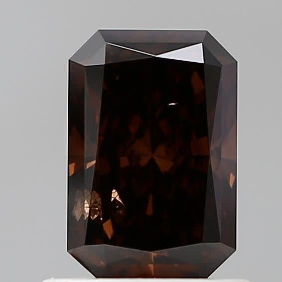 0.95 Ct. Fancy Deep Brown Radiant Lab Grown Diamond