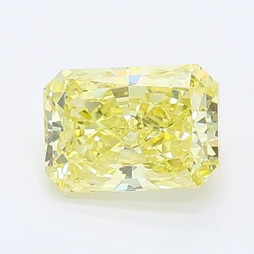 0.52 Ct. Fancy Intense Yellow Radiant Lab Grown Diamond
