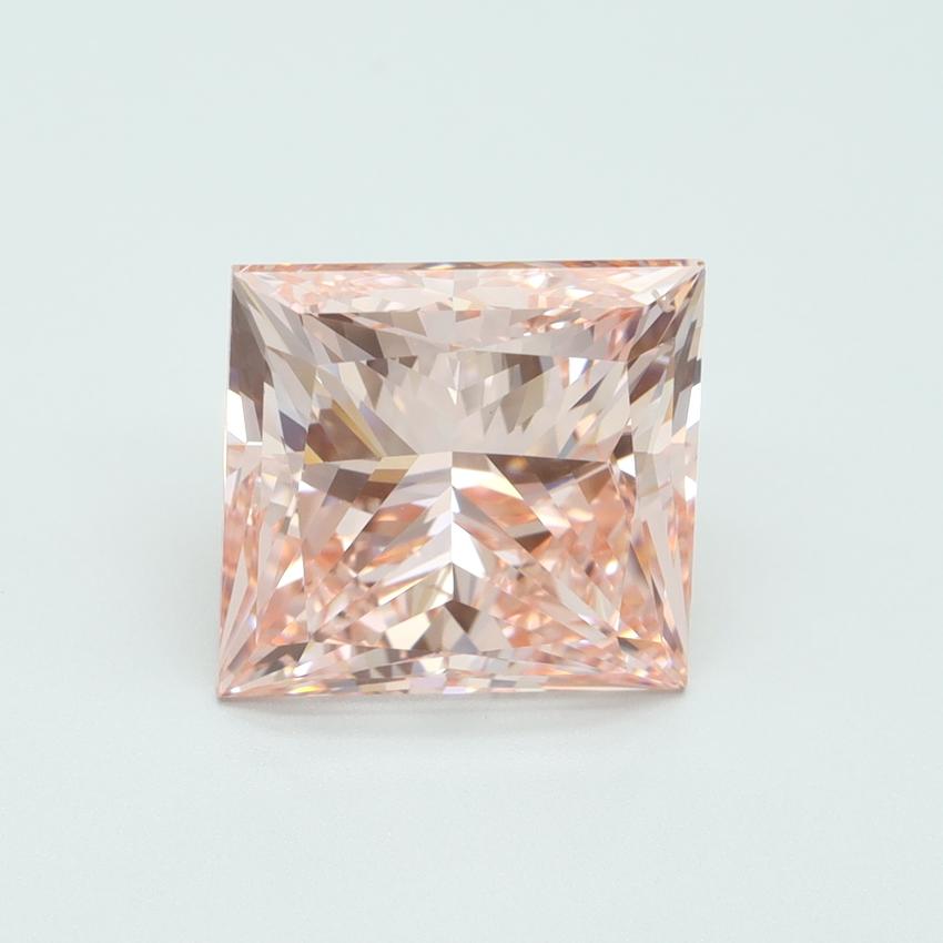 5.08 Ct. Fancy Intense Pink Princess Lab Grown Diamond