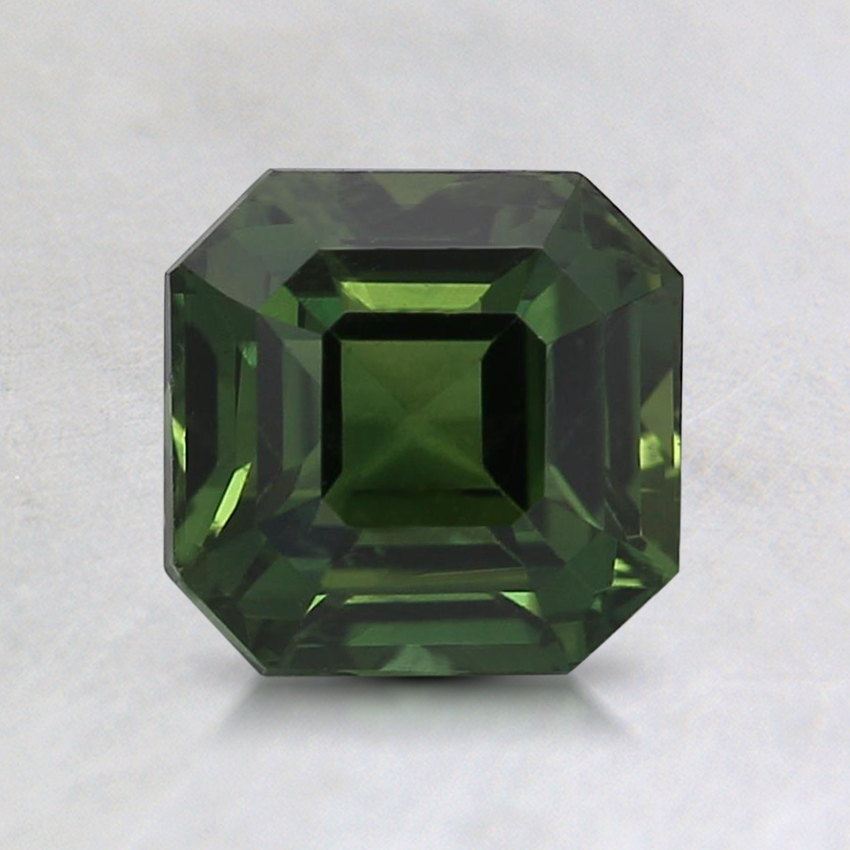 6.2x6mm Green Asscher Sapphire