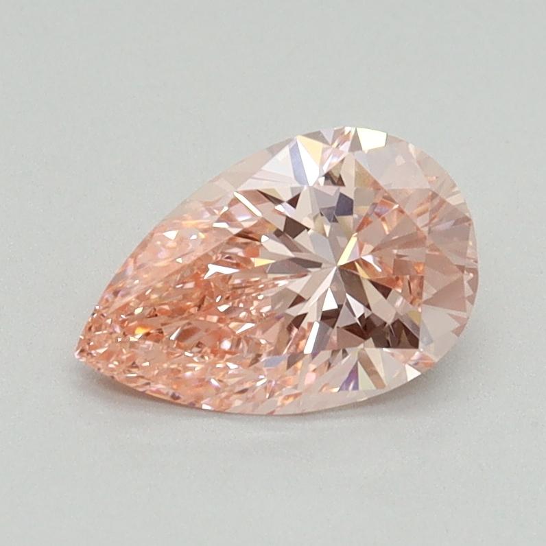 0.85 Ct. Fancy Vivid Pink Pear Lab Grown Diamond