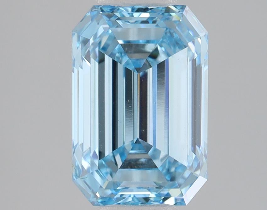 2.03 Ct. Fancy Vivid Blue Emerald Lab Grown Diamond