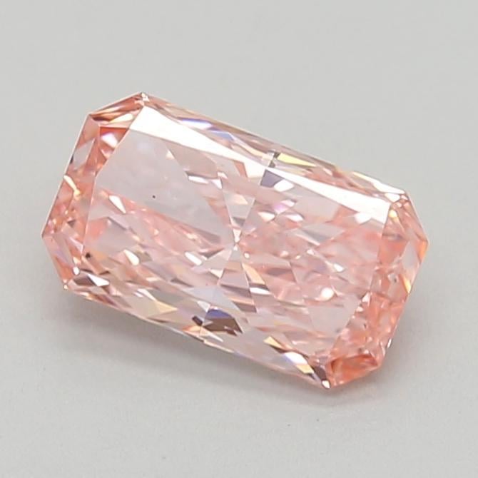 0.82 Ct. Fancy Vivid Pink Radiant Lab Grown Diamond