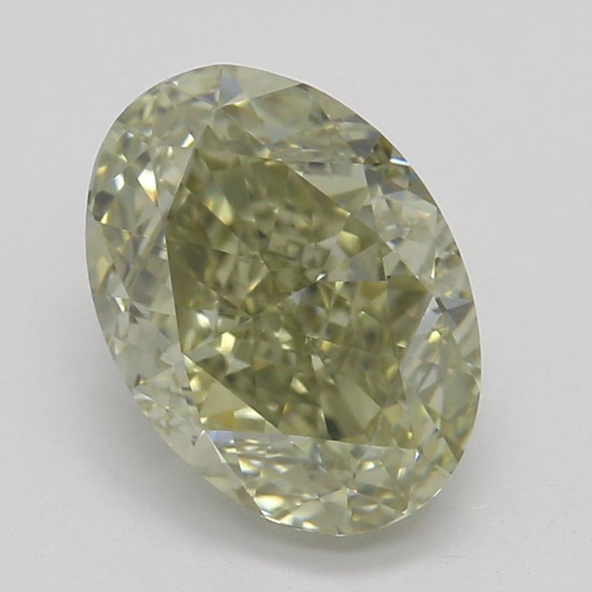 1.26 Ct. Fancy Brownish Greenish Yellow Oval Diamond
