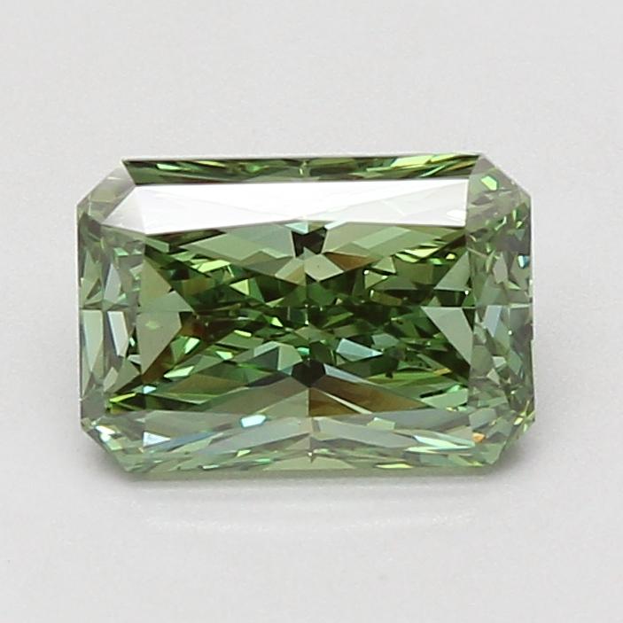 2.10 Ct. Fancy Vivid Green Radiant Lab Grown Diamond
