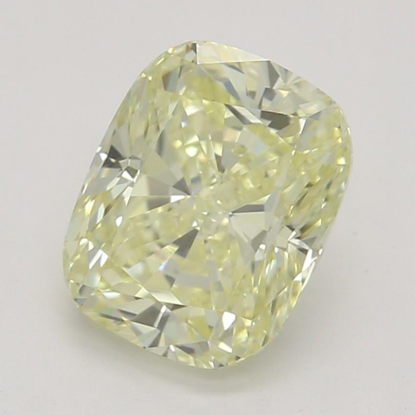 1.00 Ct. Fancy Light Yellow Cushion Diamond