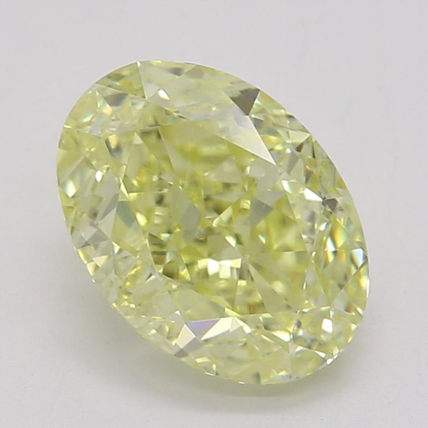 1.11 Ct. Fancy Intense Yellow Oval Diamond