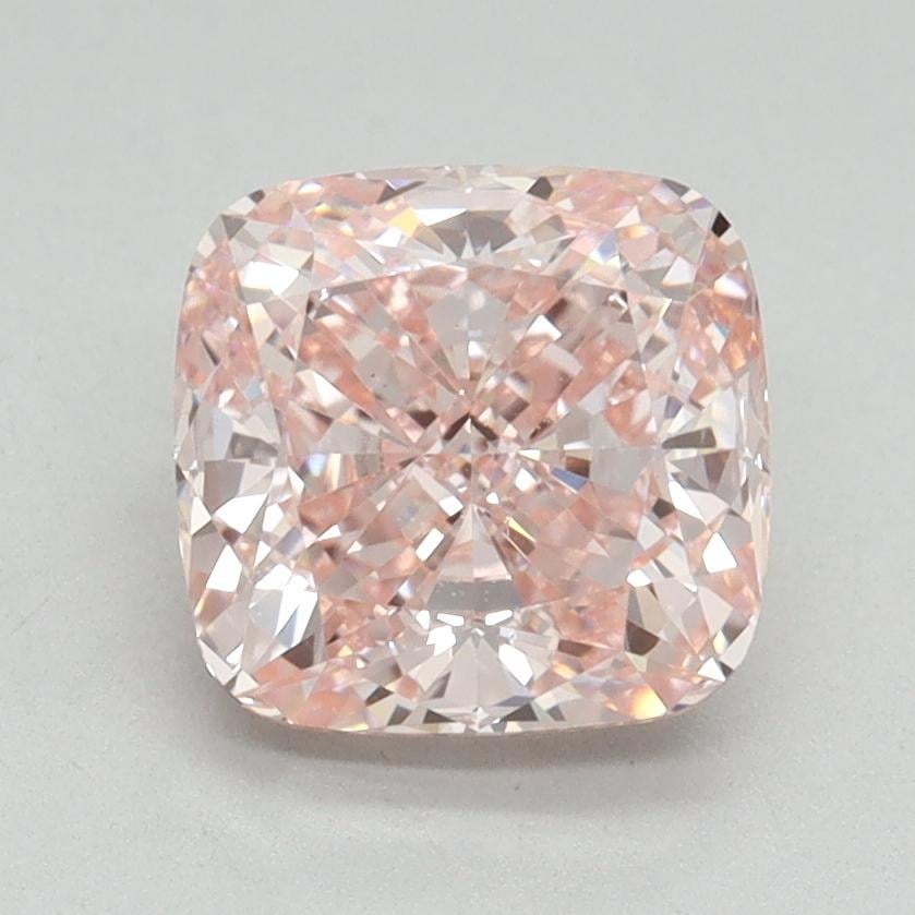 1.81 Ct. Fancy Intense Pink Cushion Lab Grown Diamond