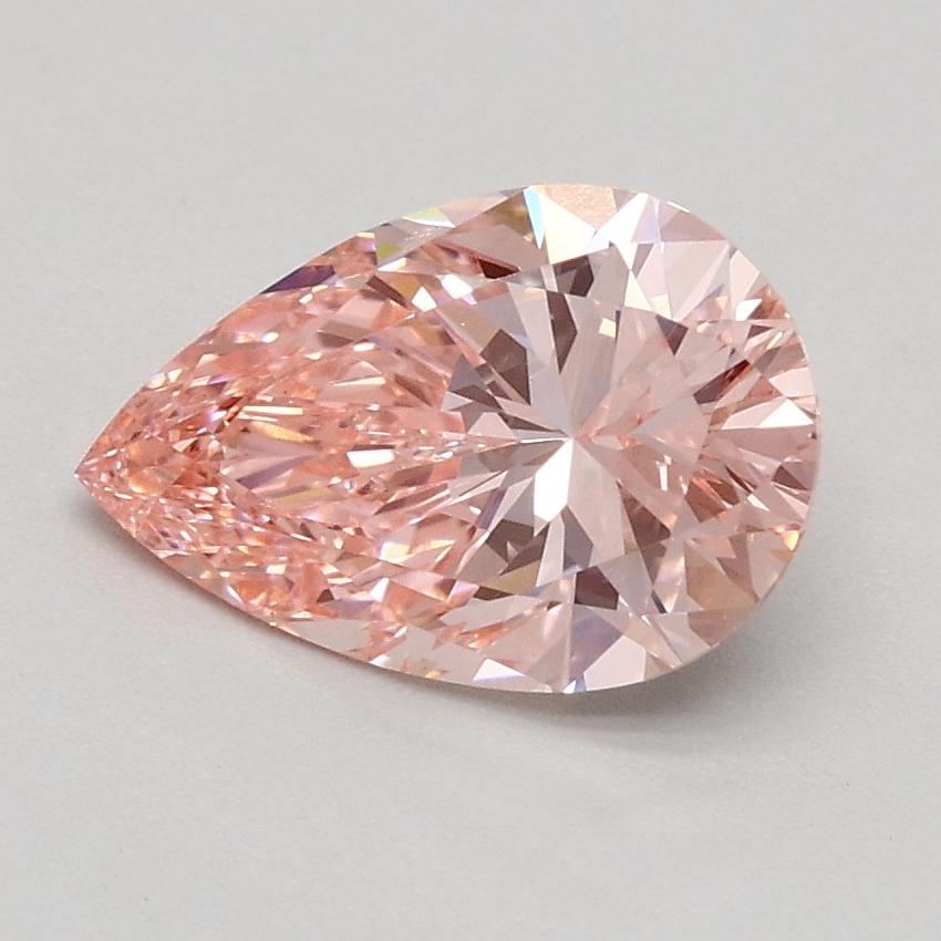 1.02 Ct. Fancy Intense Pink Pear Lab Grown Diamond