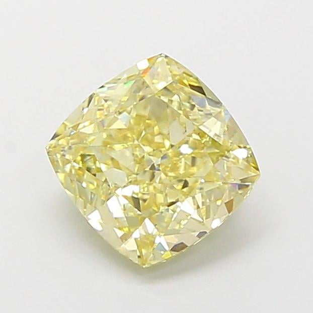 1.75 Ct. Fancy Yellow Cushion Lab Grown Diamond