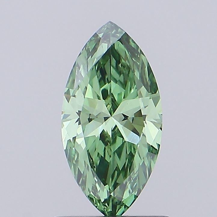 1.03 Ct. Fancy Vivid Green Marquise Lab Grown Diamond
