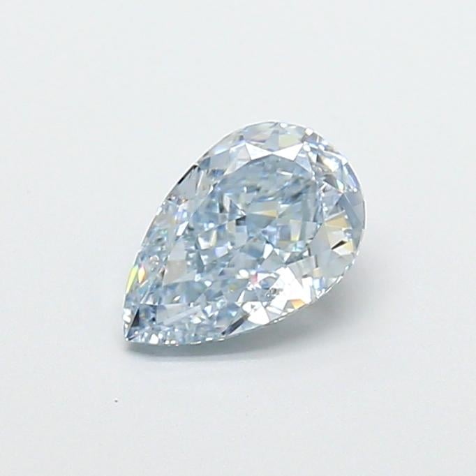 1.04 Ct. Fancy Intense  Blue Pear Lab Grown Diamond