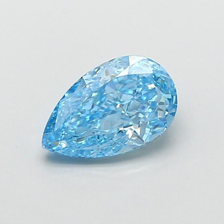 1.00 Ct. Fancy Vivid  Blue Pear Lab Grown Diamond