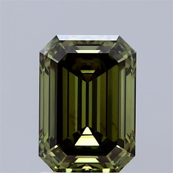 2.02 Ct. Fancy Vivid Green Emerald Lab Grown Diamond