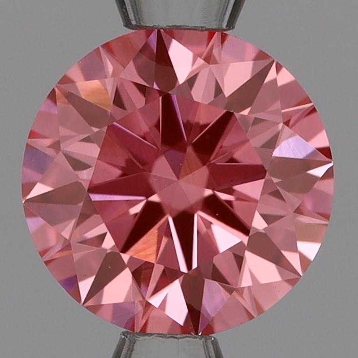 1.03 Ct. Fancy Vivid Pink Round Lab Grown Diamond
