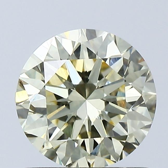 1.09 Ct. Fancy Light Yellow Round Lab Grown Diamond