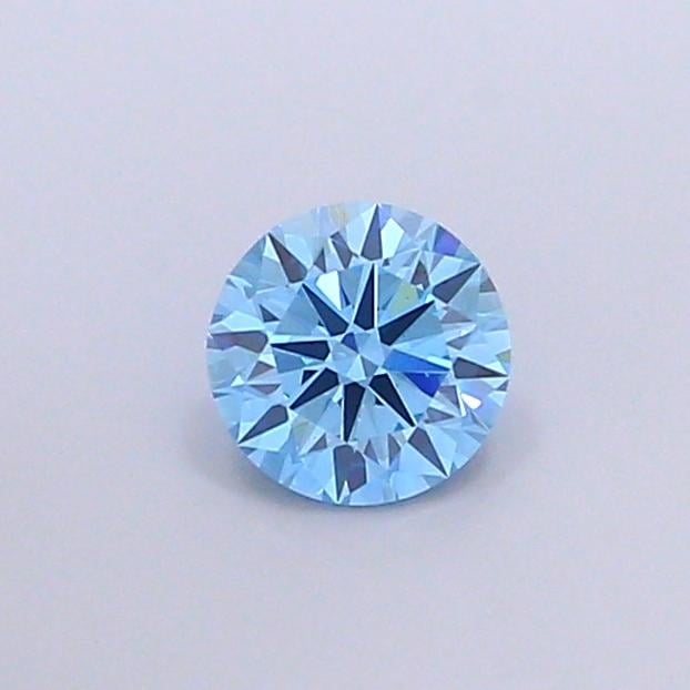 0.98 Ct. Fancy Vivid Blue Round Lab Grown Diamond